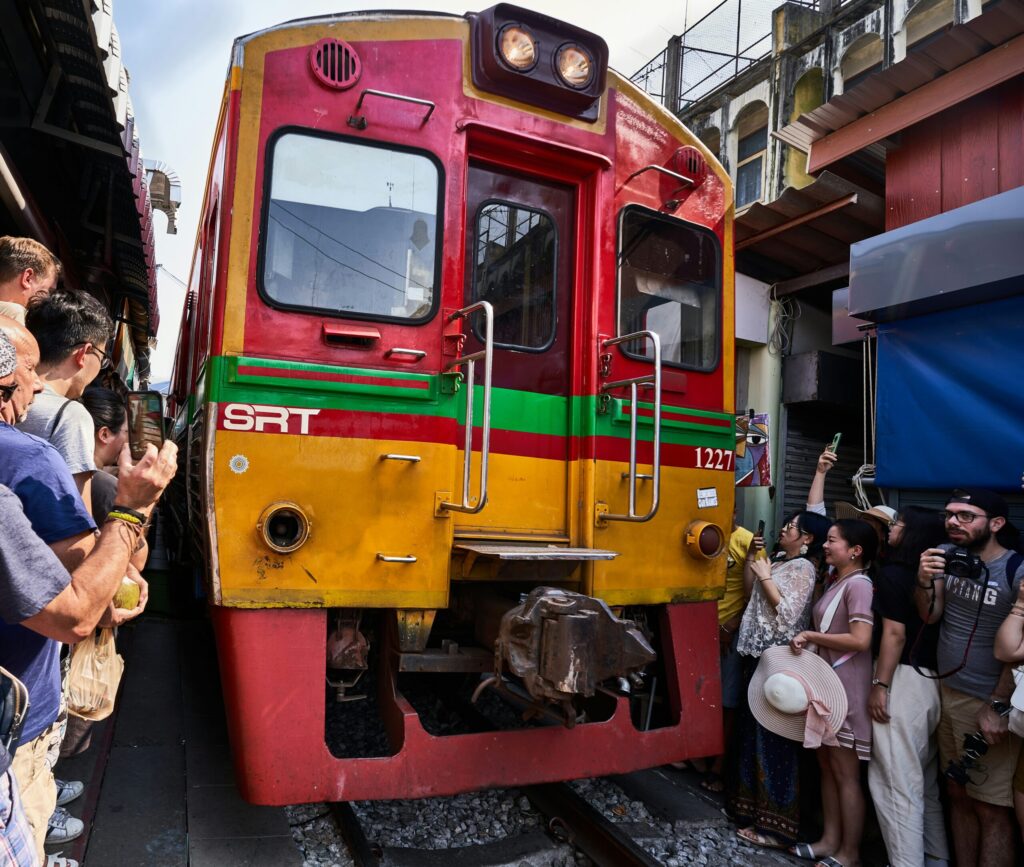 Maeklong Railway Market