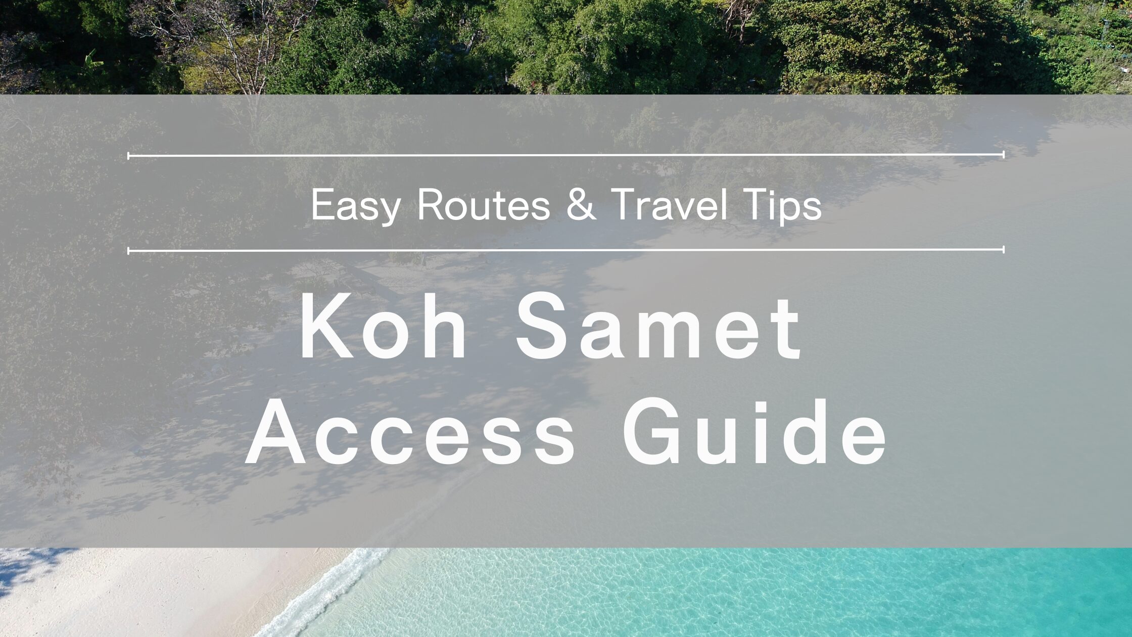 Koh Samet Access Guide