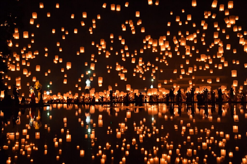 Yi Peng Lantern Festival in Chiang Mai
