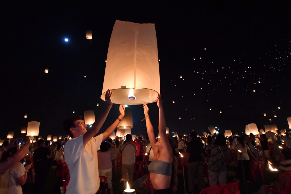 Yi Peng Lantern Festival in Chiang Mai