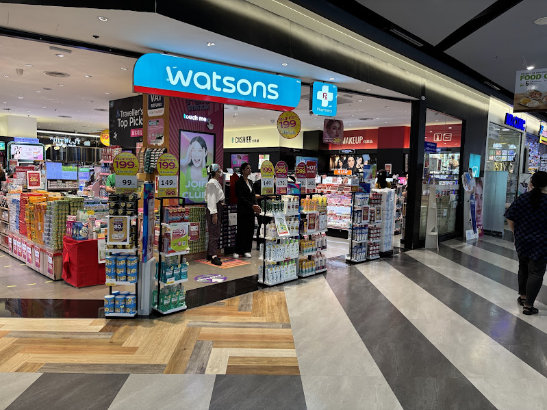 Watsons store in Bangkok selling Thai beauty products