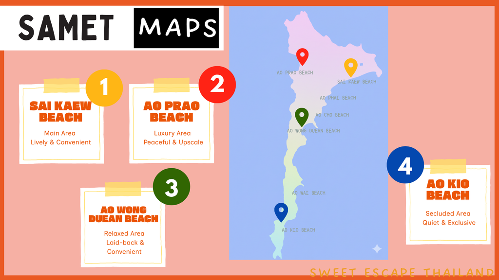 Koh Samet map