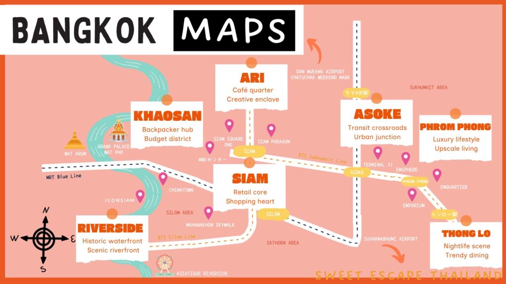 Bangkok area MAP