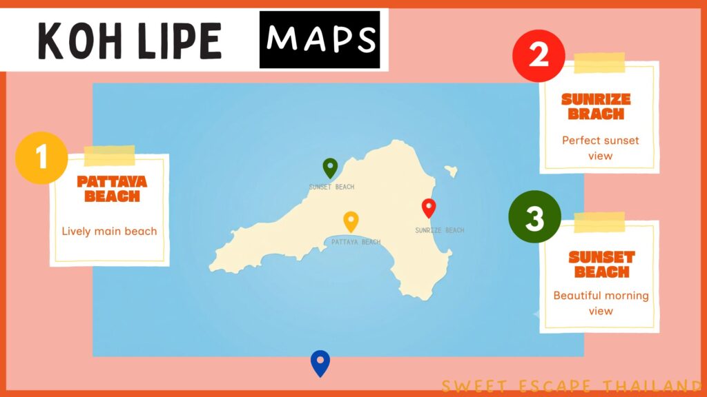 Koh LIPE Area Map