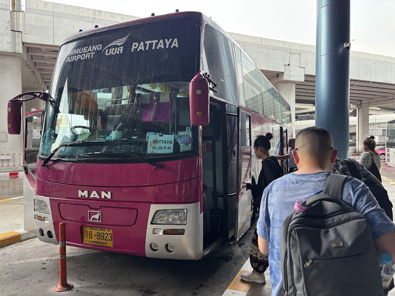 Bus from Don Mueang Airport to Pattaya