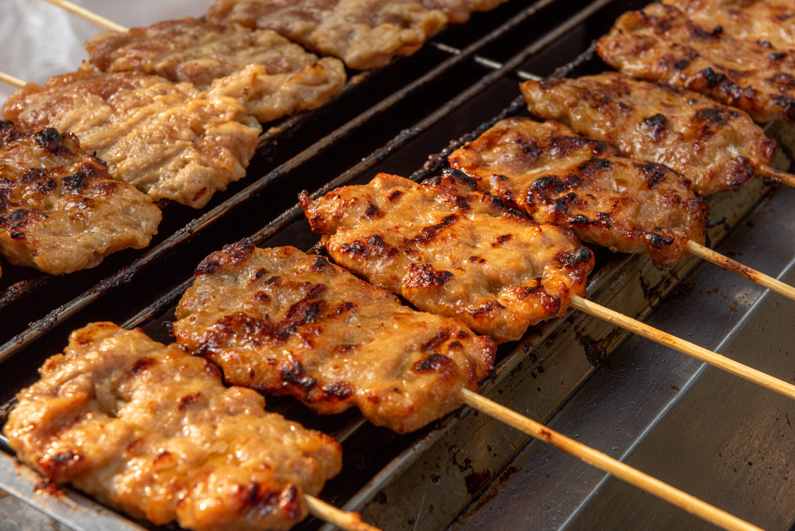 Moo Ping (Thai Grilled Pork Skewers)